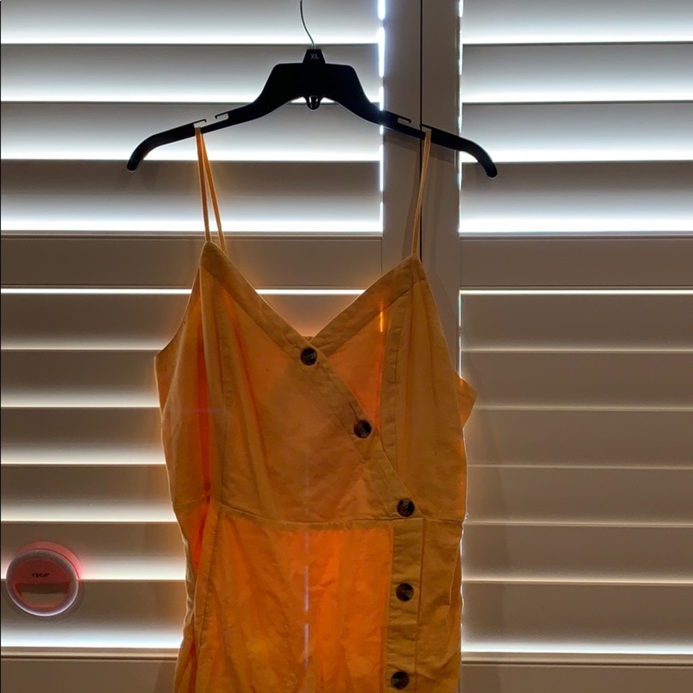 AMERICAN EAGLE - Button Up Yellow Dress